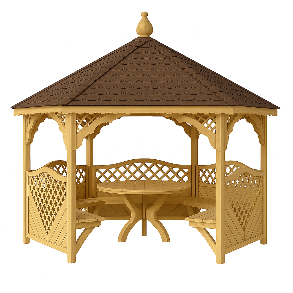 ALTÁNOK S POSEDENÍM, MONTÁŽOU