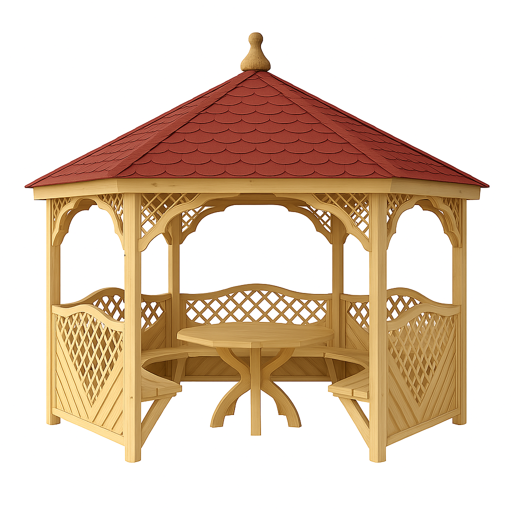 ALTÁNOK S POSEDENÍM, MONTÁŽOU