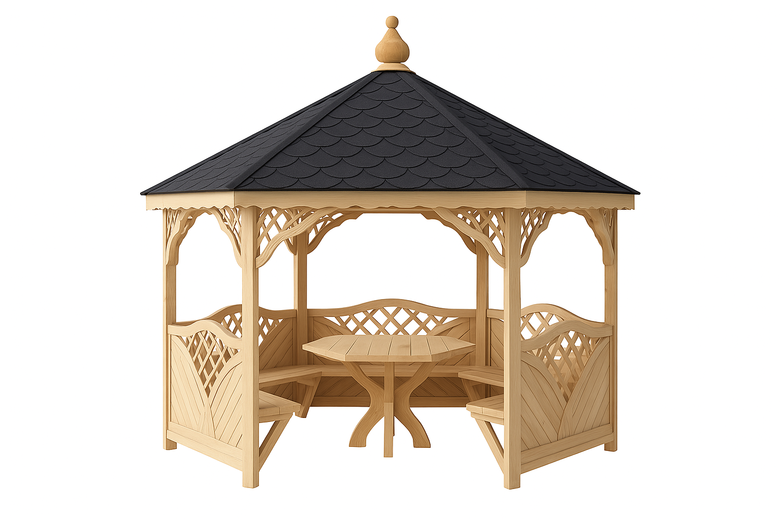 ALTÁNOK S POSEDENÍM, MONTÁŽOU